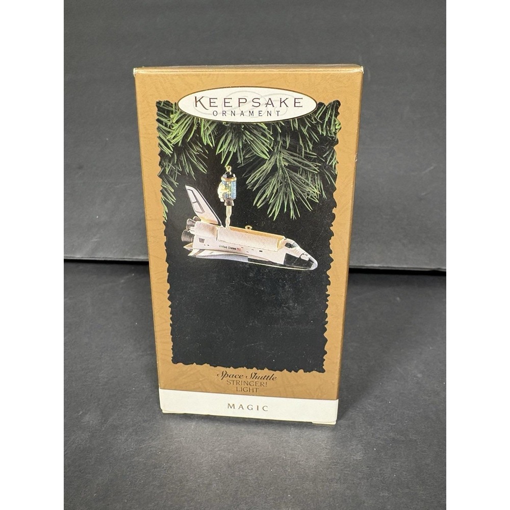 Hallmark Keepsake Space Shuttle Ornament 1995 Light Magic QLX7396